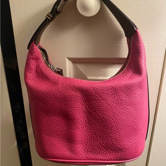 Dooney & Bourke Handbags - Dooney & Bourke Hobo bag All Weather Leather Dark pink/Fuscia